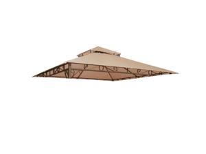 10.6x10.6' Gazebo Top Cover Outdoor Canopy Replacement Patio Garden Yard 2 Tier 10.6x10.6' Gazebo Top Cover Outdoor Canopy Replacement Patio Garden Yard 2 Tier