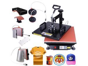 15x15 6in1 Heat Press Transfer Machine Digital Sublimation T-Shirt Mug Hat Plate Cap w/ Gloves 15x15 6in1 Heat Press Transfer Machine Digital Sublimation T-Shirt Mug Hat Plate Cap w/ Gloves