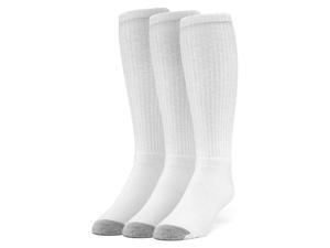 Galiva Men's Cotton ExtraSoft Over the Calf Cushion Socks - 3 Pairs, Medium, White Galiva Men's Cotton ExtraSoft Over the Calf Cushion Socks - 3 Pairs, Medium, White