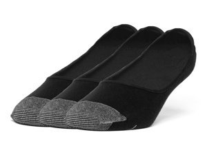 Galiva Men's Cotton Lightweight No Show Liner Socks - 3 Pairs, Large, Black Galiva Men's Cotton Lightweight No Show Liner Socks - 3 Pairs, Large, Black