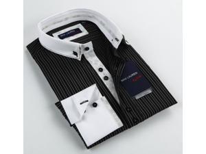 Max Lauren Men's Black Dress Shirt Max Lauren Men's Black Dress Shirt