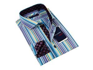 Max Lauren Men's Multicolor Dress Shirt 100% Premium Cotton Max Lauren Men's Multicolor Dress Shirt 100% Premium Cotton