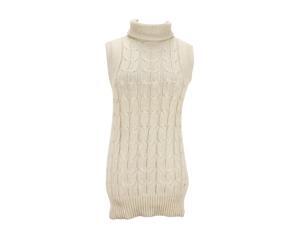 U.S. Polo Assn. Womens Sweater Size Xs US Regular - Beige Wool U.S. Polo Assn. Womens Sweater Size Xs US Regular - Beige Wool