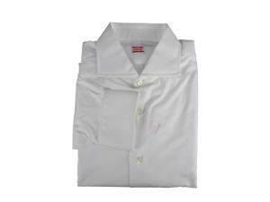 Alessandro Gherardi Mens Dress Shirt Size XL US Regular - White Cotton Alessandro Gherardi Mens Dress Shirt Size XL US Regular - White Cotton