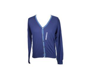Heritage Mens Cardigan Sweater Size 50 Regular - Blue Virgin Wool Heritage Mens Cardigan Sweater Size 50 Regular - Blue Virgin Wool