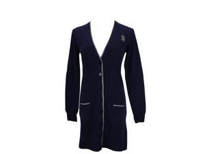 U.S. Polo Assn. Womens Cardigan Sweater Size S US Regular - Blue Wool Blend U.S. Polo Assn. Womens Cardigan Sweater Size S US Regular - Blue Wool Blend