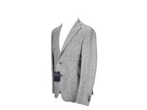 Siviglia Men's Grey Virgin Wool Two Button Suit - Jacket Size Regular Siviglia Men's Grey Virgin Wool Two Button Suit - Jacket Size Regular