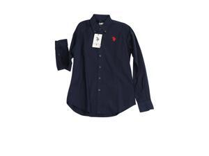 U.S. Polo Assn. Mens Long Sleeve Casual Shirt Size M US Regular - Blue Cotton U.S. Polo Assn. Mens Long Sleeve Casual Shirt Size M US Regular - Blue Cotton