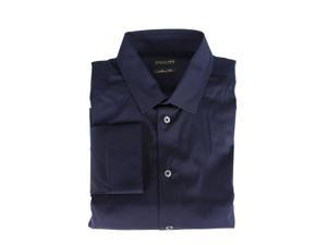 Patrizia Pepe Mens Dress Shirt Size L US / 50 IT Regular - Blue Cotton Blend Patrizia Pepe Mens Dress Shirt Size L US / 50 IT Regular - Blue Cotton Blend