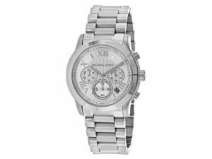Michael Kors Women's Watch, Silver Face On Stainless-Steel Band Michael Kors Women's Watch, Silver Face On Stainless-Steel Band