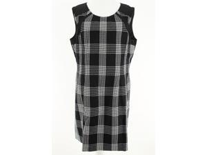 Anne Klein Womens Sleeveless Shift Dress Size 16 Regular Black Polyester Blend Anne Klein Womens Sleeveless Shift Dress Size 16 Regular Black Polyester Blend