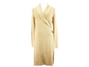Tommy Hilfiger Womens Long Sleeve Sweater Dress Size M US Regular - Brown Wool Tommy Hilfiger Womens Long Sleeve Sweater Dress Size M US Regular - Brown Wool