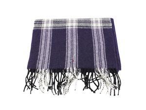 Tommy Hilfiger Mens Scarf Purple Virgin Wool Tommy Hilfiger Mens Scarf Purple Virgin Wool