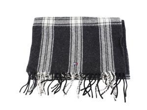 Tommy Hilfiger Mens Scarf Grey Virgin Wool Tommy Hilfiger Mens Scarf Grey Virgin Wool