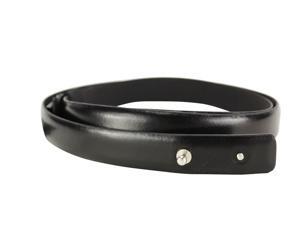 Reconditioned Max&Co. Belt 37 Inches - Black Leather Reconditioned Max&Co. Belt 37 Inches - Black Leather