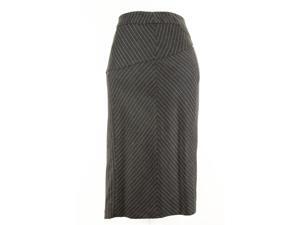 Marina Rinaldi Womens Pencil Skirt Size 21 Regular Pinstripe Grey Wool Marina Rinaldi Womens Pencil Skirt Size 21 Regular Pinstripe Grey Wool