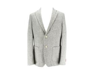 Manuel Ritz Men's Grey Two Button Suit - Jacket Size Regular Manuel Ritz Men's Grey Two Button Suit - Jacket Size Regular