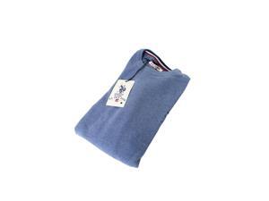 U.S. Polo Assn. Womens Crewneck Sweater Size XL US Regular Blue Wool Blend U.S. Polo Assn. Womens Crewneck Sweater Size XL US Regular Blue Wool Blend
