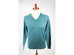Heritage Mens V-Neck Sweater Size 50 Regular Green Wool Heritage Mens V-Neck Sweater Size 50 Regular Green Wool