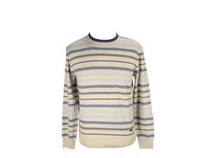 Heritage Mens Crewneck Sweater Size 52 Regular Beige Virgin Wool Heritage Mens Crewneck Sweater Size 52 Regular Beige Virgin Wool