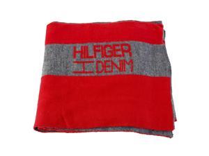 Tommy Hilfiger Mens Scarf Red Acrylic Tommy Hilfiger Mens Scarf Red Acrylic