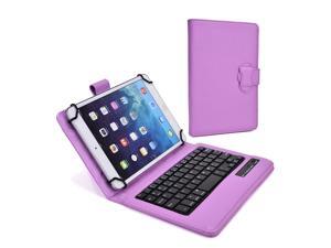 Cooper Cases (TM) Infinite Executive 9" - 10.1" inch Tablet Bluetooth Keyboard Folio in Light Purple (Pleather Cover, Built-in Stand, QWERTY Keyboard, Rechargeable Battery) Cooper Cases (TM) Infinite Executive 9" - 10.1" inch Tablet Bluetooth Keyboard Folio in Light Purple (Pleather Cover, Built-in Stand, QWERTY Keyboard, Rechargeable Battery)