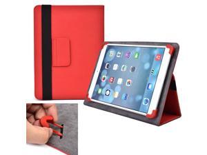 Cooper Cases (TM) Infinite Elite Universal 9" - 10.1" Tablet Folio Case in Red (Universal Fit, Built-in Viewing Stand, Elastic Strap Cover Lock) Cooper Cases (TM) Infinite Elite Universal 9" - 10.1" Tablet Folio Case in Red (Universal Fit, Built-in Viewing Stand, Elastic Strap Cover Lock)