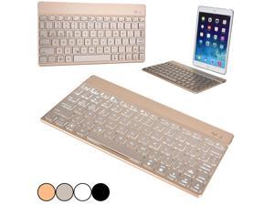 Cooper Cases(TM) Aurora Universal Wireless Bluetooth Keyboard in Gold (Android/Windows/iOS Compatible; US English Keyboard; Backlighting Feature in 7 Colors) Cooper Cases(TM) Aurora Universal Wireless Bluetooth Keyboard in Gold (Android/Windows/iOS Compatible; US English Keyboard; Backlighting Feature in 7 Colors)
