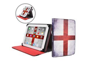 Cooper Cases(TM) Patriot Universal 9-10" Tablet Folio w/ England Flag Pattern (Universal fit, 360-Degree Rotating Stand, Elastic Strap Closure) Cooper Cases(TM) Patriot Universal 9-10" Tablet Folio w/ England Flag Pattern (Universal fit, 360-Degree Rotating Stand, Elastic Strap Closure)