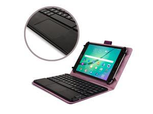 Cooper Cases(TM) Touchpad Executive Universal 8" Tablet Bluetooth Keyboard Folio in Purple (Removable QWERTY Keyboard; Built-in Stand; Rechargeable Battery) Cooper Cases(TM) Touchpad Executive Universal 8" Tablet Bluetooth Keyboard Folio in Purple (Removable QWERTY Keyboard; Built-in Stand; Rechargeable Battery)