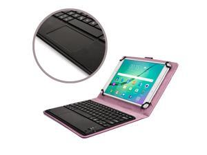 Cooper Cases(TM) Touchpad Executive Universal 9-10.5" Tablet Bluetooth Keyboard Folio in Purple (Removable QWERTY Keyboard; Built-in Stand; Rechargeable Battery) Cooper Cases(TM) Touchpad Executive Universal 9-10.5" Tablet Bluetooth Keyboard Folio in Purple (Removable QWERTY Keyboard; Built-in Stand; Rechargeable Battery)