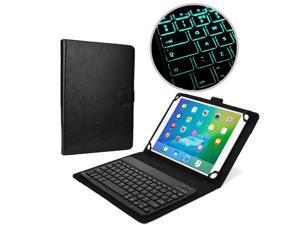 Cooper Cases(TM) Backlight Executive Universal 9" - 10" inch Tablet Bluetooth Keyboard Folio in Black (PU Leather, Removable Keyboard w/ LED Backlight; Display Stand) Cooper Cases(TM) Backlight Executive Universal 9" - 10" inch Tablet Bluetooth Keyboard Folio in Black (PU Leather, Removable Keyboard w/ LED Backlight; Display Stand)