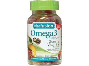 Vitafusion Omega 3 with Dha Gummy Vitamins for Adul 60 Gummies Vitafusion Omega 3 with Dha Gummy Vitamins for Adul 60 Gummies