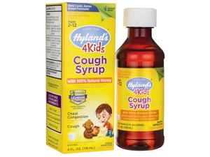 Hyland's Cough Syrup with 100% Natural Honey 4 Ki 4 fl oz (118 ml) Liquid Hyland's Cough Syrup with 100% Natural Honey 4 Ki 4 fl oz (118 ml) Liquid