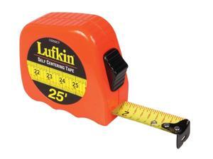 Lufkin 1 Inch X 25 Foot Self Centering Power Return Tape Lufkin 1 Inch X 25 Foot Self Centering Power Return Tape