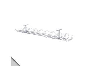IKEA - SIGNUM Cable management, horizontal, silver color (FBA) IKEA - SIGNUM Cable management, horizontal, silver color (FBA)