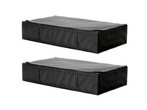 2 Ikea Skubb Black Underbed Storage Case 2 Ikea Skubb Black Underbed Storage Case