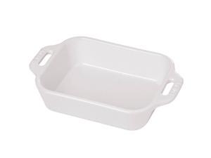 Staub Ceramic 13" x 9" Rectangular Baking Dish - White Staub Ceramic 13" x 9" Rectangular Baking Dish - White