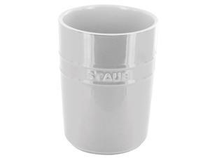 Staub Ceramic Utensil Holder - White Staub Ceramic Utensil Holder - White