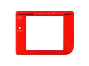 Replacement Clear Screen Plastic Glass for Nintendo GameBoy Red Replacement Clear Screen Plastic Glass for Nintendo GameBoy Red