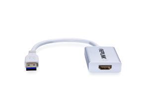 GEPLiNK Usb3.0/2.0 to Female Hdmi Adapter Cable Extend/duplicate Pc Graphics Card to External Monitor,display,hdtv or Projector with Video Audio GEPLiNK Usb3.0/2.0 to Female Hdmi Adapter Cable Extend/duplicate Pc Graphics Card to External Monitor,display,hdtv or Projector with Video Audio