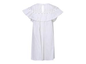 Richie House Girls' White Top with Lace Collar RH2298-A-3 Richie House Girls' White Top with Lace Collar RH2298-A-3