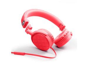 Nakamichi NK600 Series On-The-Ear Headphones with Mic - Retail Packaging - Red Nakamichi NK600 Series On-The-Ear Headphones with Mic - Retail Packaging - Red