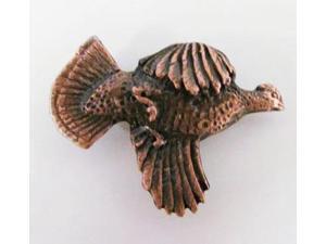 Copper ~ Ruffed Grouse Flushing ~ Lapel Pin / Brooch ~ BC030 Copper ~ Ruffed Grouse Flushing ~ Lapel Pin / Brooch ~ BC030