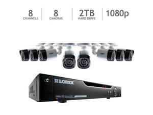Lorex 8 Channel HD Analog DVR with 2TB HDD, 8 1080p Cameras with 130' Night Vision LHV828 Lorex 8 Channel HD Analog DVR with 2TB HDD, 8 1080p Cameras with 130' Night Vision LHV828