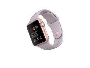 Apple - Apple Watch Sport 38mm Rose Gold Aluminum Case - Lavender Sport Band Smartwatch Smart for iPhone Men's women's MLCH2LL/A Apple - Apple Watch Sport 38mm Rose Gold Aluminum Case - Lavender Sport Band Smartwatch Smart for iPhone Men's women's MLCH2LL/A