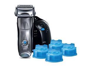 Braun Series 7 790cc-4 Electric Foil Shaver and Clean and Renew Cartridge Refills Braun Series 7 790cc-4 Electric Foil Shaver and Clean and Renew Cartridge Refills