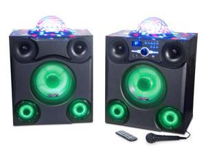 Ion Audio Mega Party Express Jumbo 600-Watt Bluetooth Speaker System with Party Lights and Microphone Ion Audio Mega Party Express Jumbo 600-Watt Bluetooth Speaker System with Party Lights and Microphone