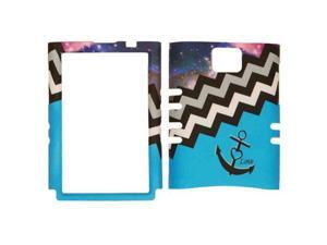 Cell Armor - Rocker Series Snap-On Protector Case for LG L35G / L38C / Optimus Logic - Galaxy/Chevron/Anchor Cell Armor - Rocker Series Snap-On Protector Case for LG L35G / L38C / Optimus Logic - Galaxy/Chevron/Anchor