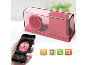 Portable Transparent Bluetooth Speaker, Supports 3.5mm Audio Jack, TF Card / Micro SD Card and USB Input for iPhone 6 / 6 Plus 5S 5C 5 4S Samsung Galaxy S6 S5 S4 Note 4 3 2 Tablet PC Notebook - Red Portable Transparent Bluetooth Speaker, Supports 3.5mm Audio Jack, TF Card / Micro SD Card and USB Input for iPhone 6 / 6 Plus 5S 5C 5 4S Samsung Galaxy S6 S5 S4 Note 4 3 2 Tablet PC Notebook - Red